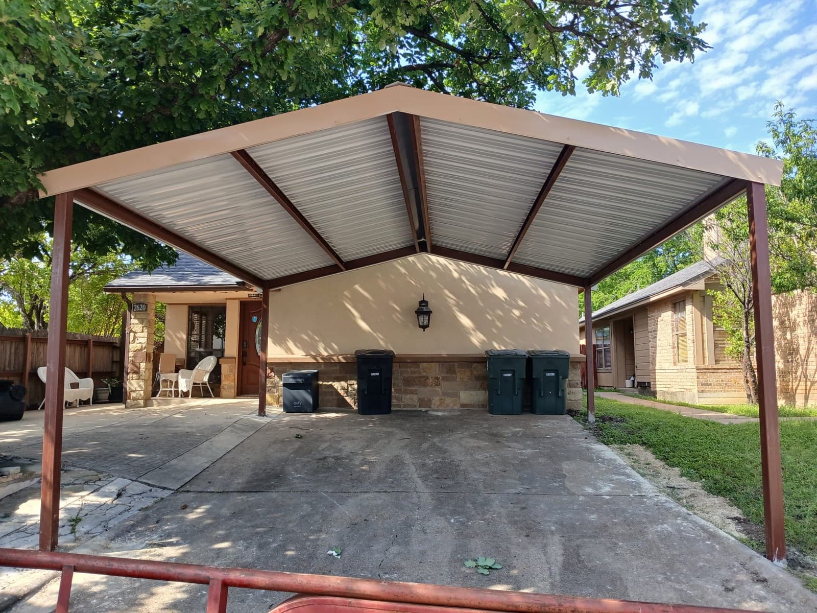 Welded or bolted, residential or ranch.