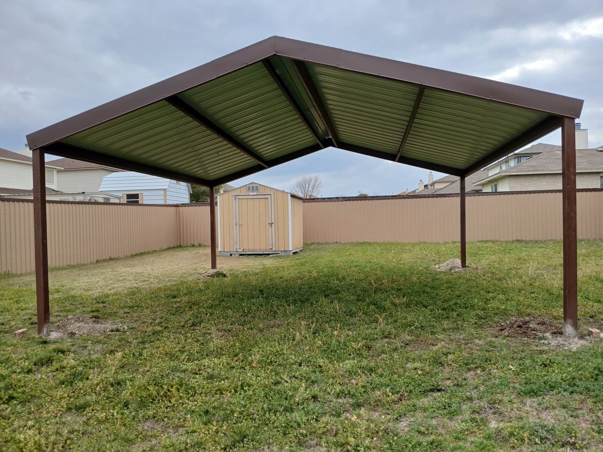 20x20 Gabled Carport